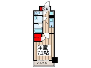 ｺﾝﾌｫﾘｱ門前仲町WESTの物件間取画像